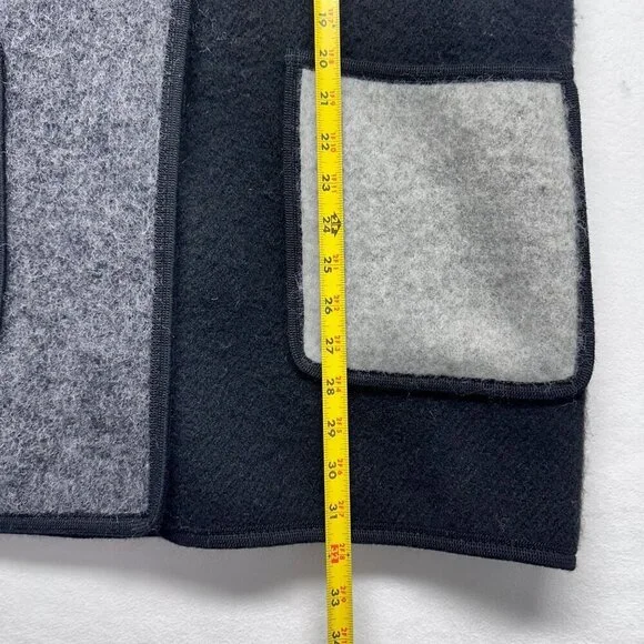 Lillunn of Norway Womens 100% Wool Sten Jacket Coat Size XXS Oversized Gray - Picture 13 of 13